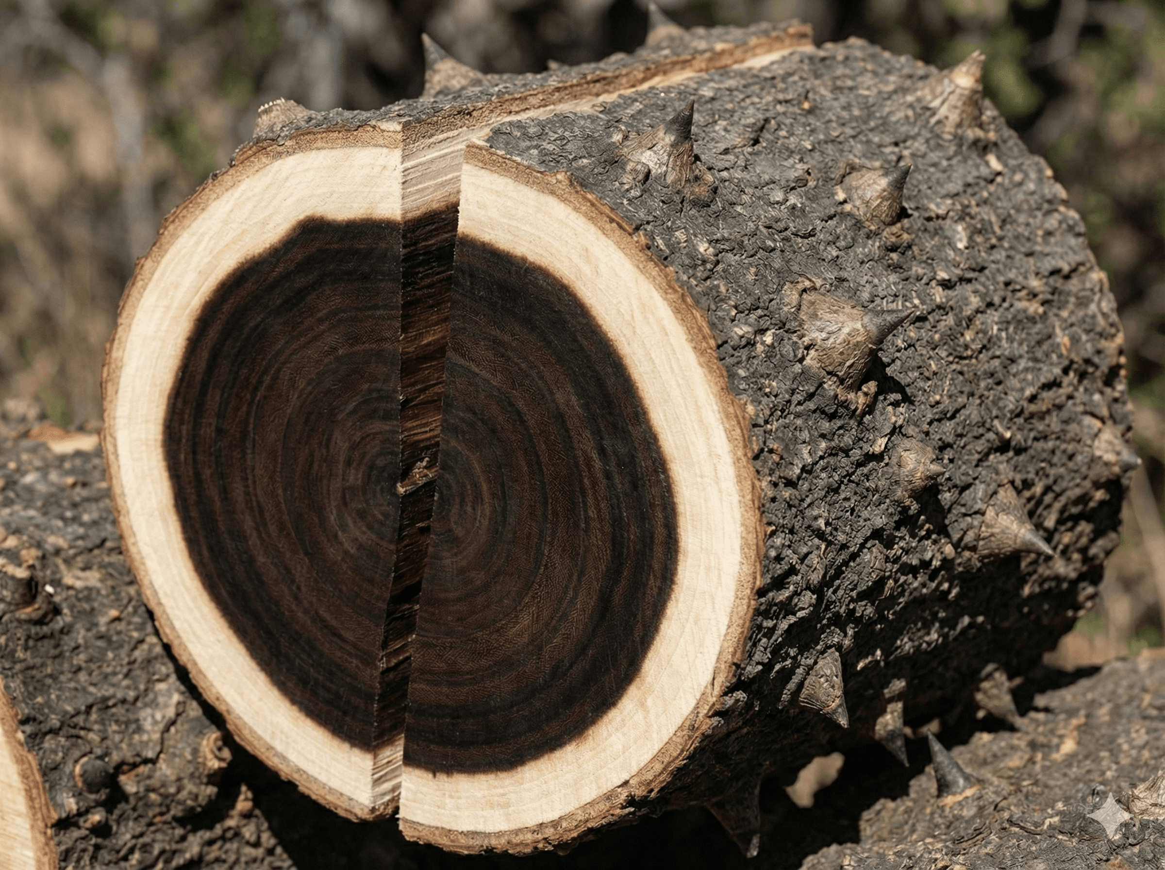 Knoppiesdoring hardwood – appearance and grain
