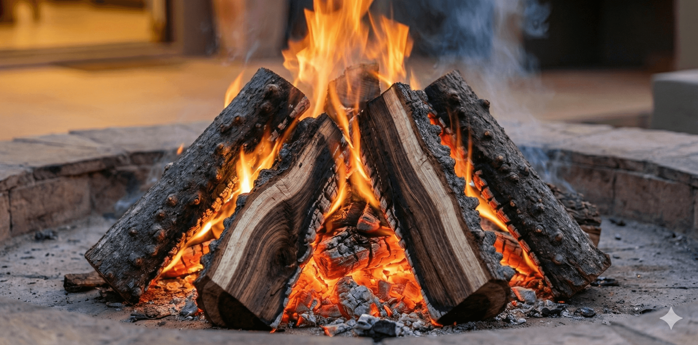 Knoppiesdoring – how it burns, braai wood