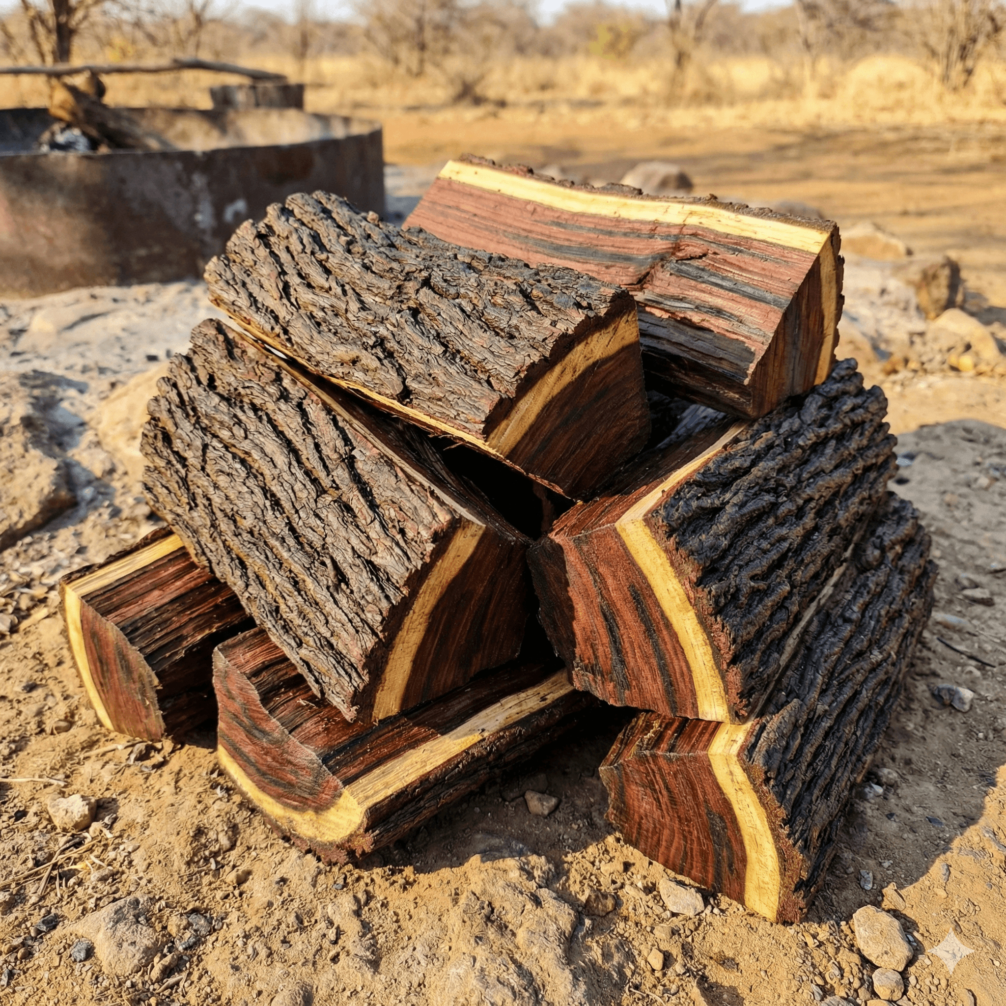 Mopane braai wood